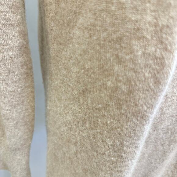 Quince Mongolian Cashmere Turtleneck Sweater Dress in Oatmeal Size Medium - Picture 5 of 15